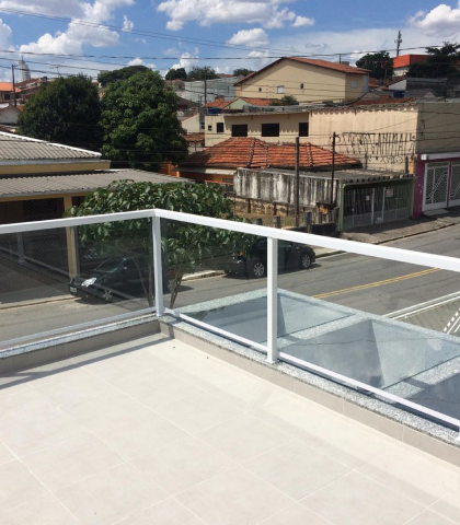 Guarda-corpo de Vidro - Vidraçaria CM Vidros